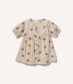 Crinkle Button Dress - Imagem 5