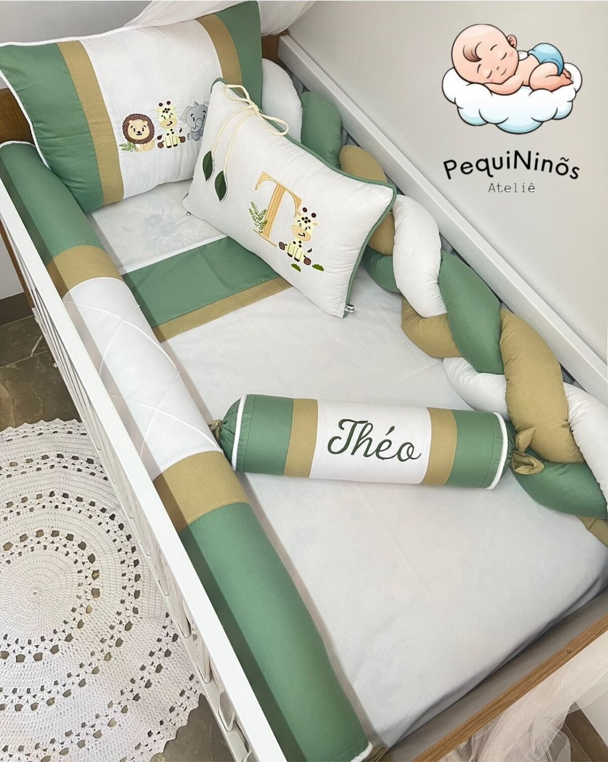 Enxoval safari - 9 peças - Imagem 1