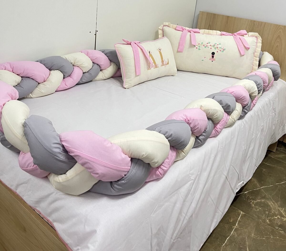 Kit Cama Solteiro com trança – 6 Peças - Imagem 5