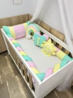 kit berço chuva de amor candy color - 10 peças - Imagem 2