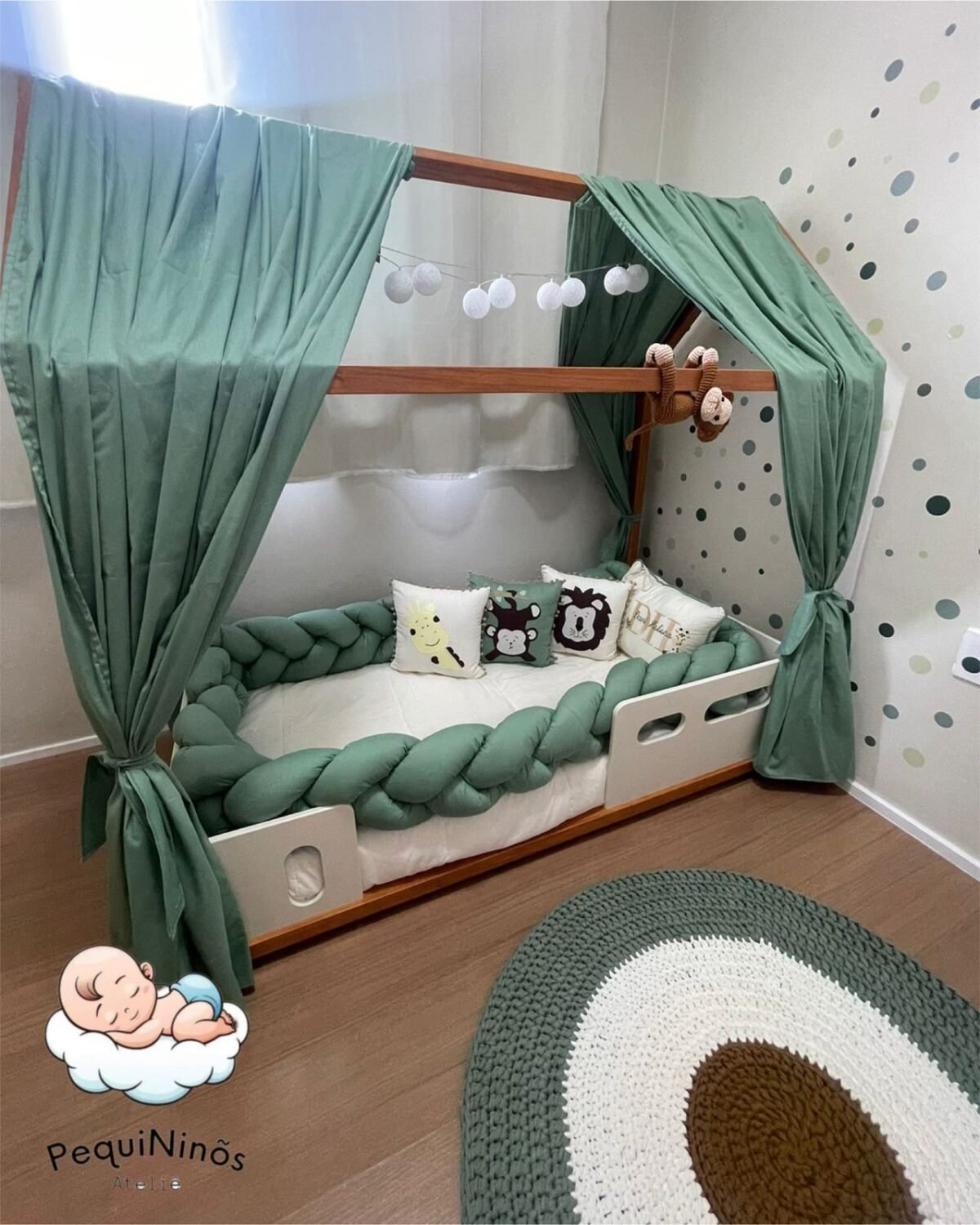 Enxoval de mine cama - 8 peças - Imagem 2