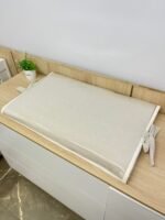 Trocador de cômoda reto de linho