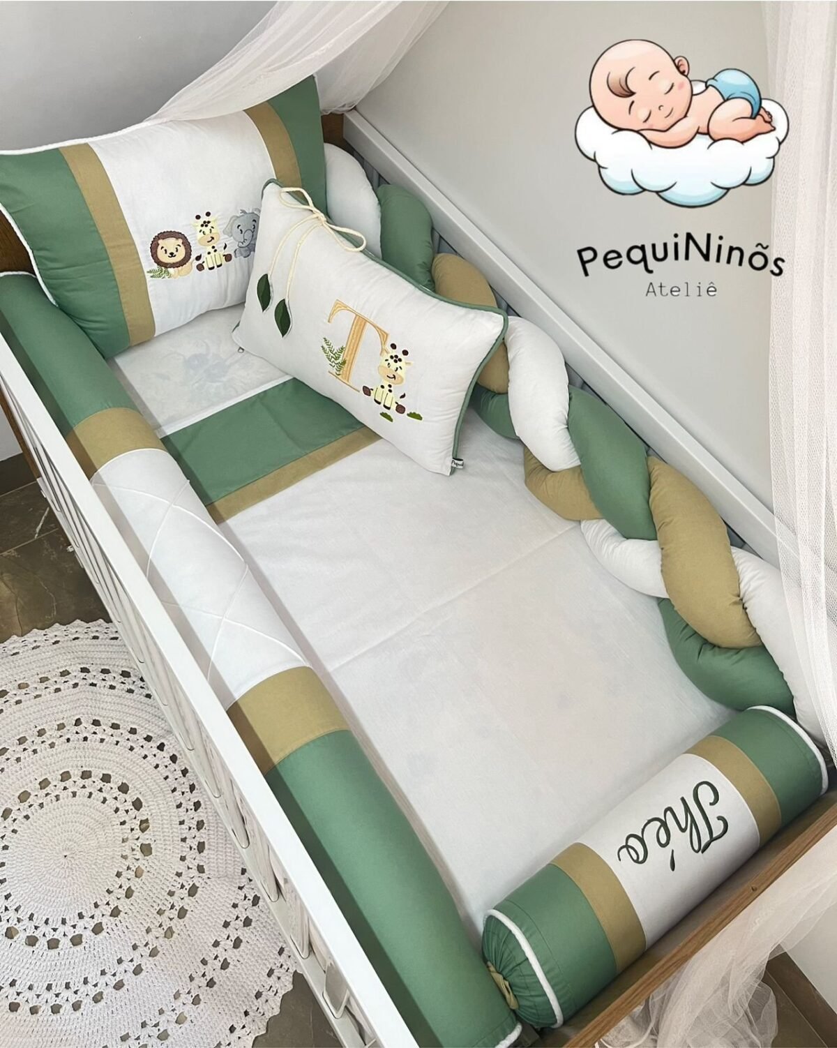 Enxoval safari - 9 peças - Imagem 3