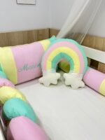 kit berço chuva de amor candy color - 10 peças - Imagem 4