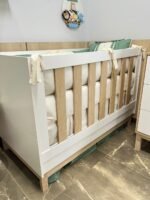 Enxoval de berço verde oliva - 10 peças - Imagem 7