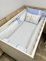 Kit berço  azul claro – 9 peças