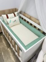 Enxoval cavalinho xadrez verde - 10 peças - Imagem 5