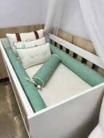 Enxoval cavalinho xadrez verde - 10 peças - Imagem 6