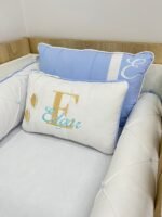 Kit berço  azul claro – 9 peças - Imagem 4