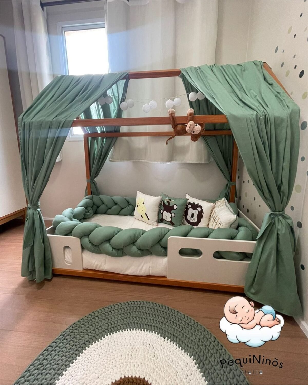 Enxoval de mine cama - 8 peças - Imagem 1