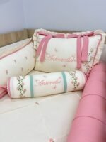 Kit berço Jardim de flores - 9 peças. - Imagem 2