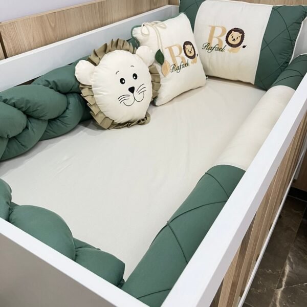 Kit berço Safari - 9 peças.