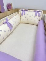 Enxoval jardim lilás - 9 peças. - Imagem 2