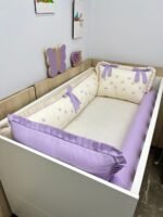 Enxoval jardim lilás - 9 peças. - Imagem 5