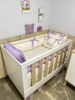 Enxoval jardim lilás - 9 peças.