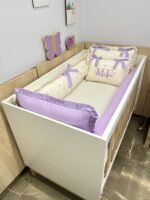 Enxoval jardim lilás - 9 peças. - Imagem 3