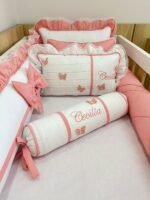 Enxoval Jardim das borboletas -  10 peças. - Imagem 2