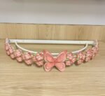 Dossel flores e borboleta.