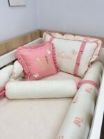 Enxoval jardim das borboletas - 9 peças. - Imagem 2