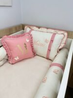 Enxoval jardim das borboletas - 9 peças. - Imagem 6