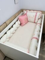 Enxoval jardim das borboletas - 9 peças.