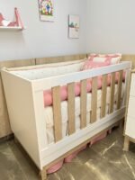 Enxoval de berço  Jardim das Flores - 9 peças. - Imagem 4