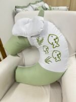 Almofada de amamentação fundo do mar.