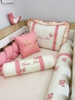 Enxoval  jardim das borboletas - 9 peças. - Imagem 4