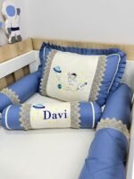 Enxoval de berço Astronauta - 8 peças. - Imagem 6