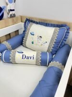 Enxoval de berço Astronauta - 8 peças. - Imagem 3