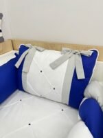 Enxoval de Berço, Azul caneta - 9 peças. - Imagem 3