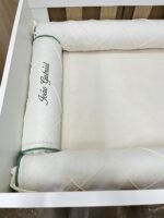 Enxoval de berço Verde oliva - 10 peças. - Imagem 5