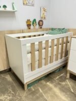 Enxoval de berço Verde oliva - 10 peças. - Imagem 3