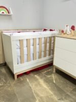 Enxoval de berço Vermelho - 8 peças. - Imagem 5