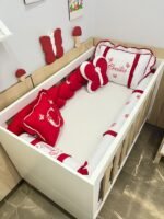 Enxoval de berço Red butterfly 10 - peças