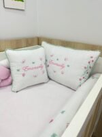 Enxoval de berço jardim das borboletas 11 peças. - Imagem 6