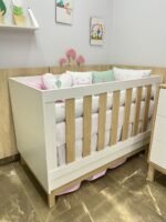 Enxoval de berço jardim das borboletas 11 peças. - Imagem 4