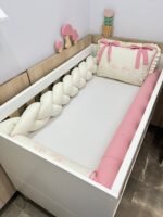 Enxoval de berço jardim das flores 10 peças. - Imagem 2