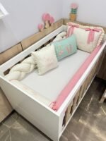 Enxoval de berço jardim das flores 10 peças.