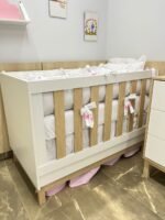 Enxoval de berço jardim das borboletas - 9 peças. - Imagem 4