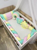 kit berço chuva de amor candy color - 10 peças - Imagem 7