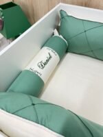 Enxoval de berço verde oliva - 10 peças - Imagem 4