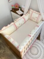 Enxoval de berço borboletas - 8 peças - Imagem 6