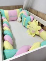 kit berço chuva de amor candy color - 10 peças - Imagem 8